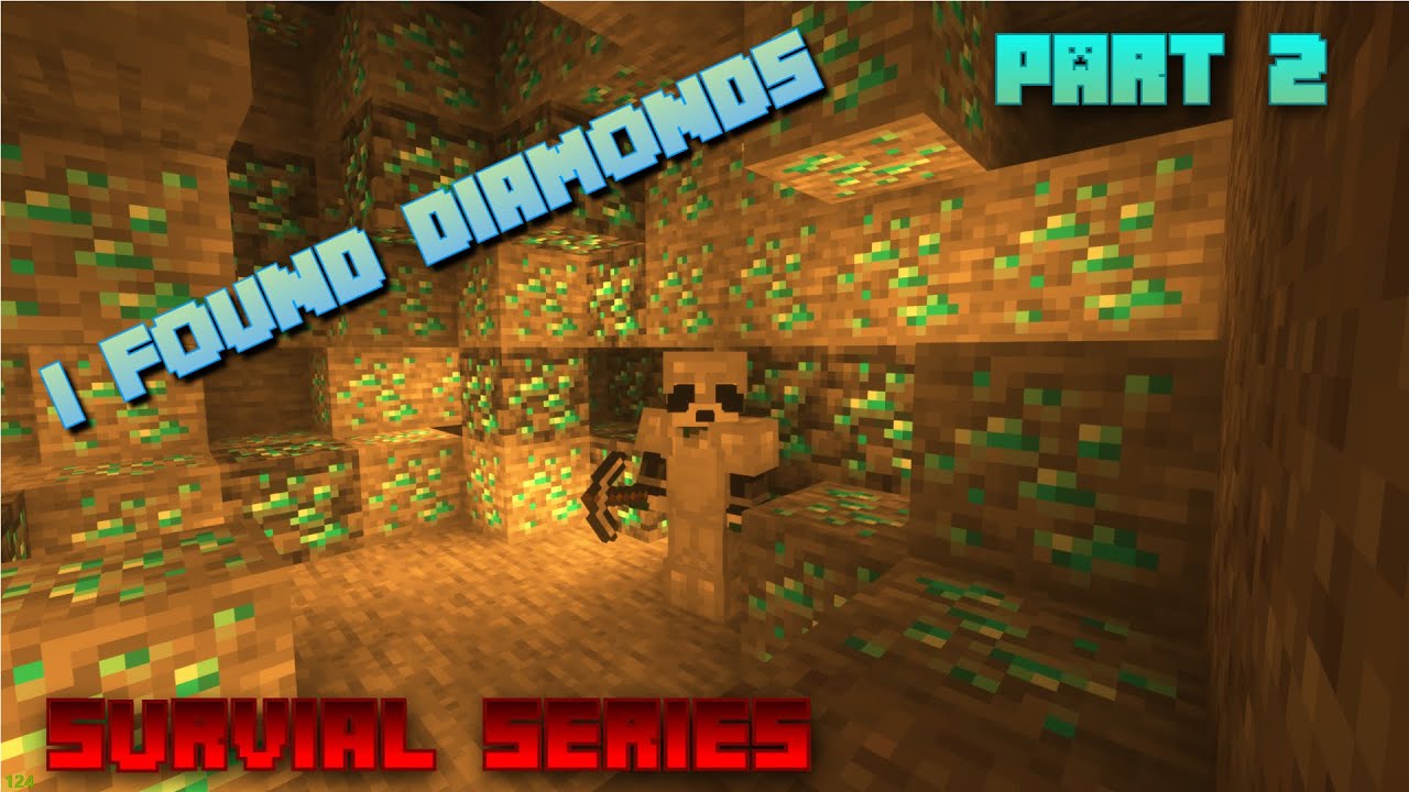 I found DIAMOND in MINECRAFT!!| Part 2 | - YouTube