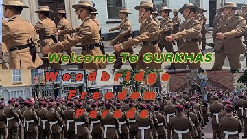 WOODBRIDGE FREEDOM PARADE AND WELCOME TO GURKHAS IN WOODBRIDGE TOWN.