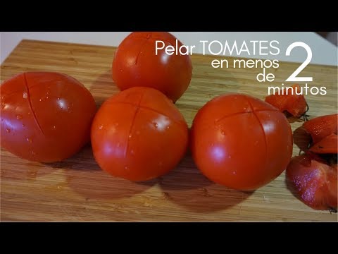 Video: Cómo Pelar Tomates