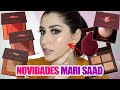 lançamentos da *MARI SAAD* - TESTEI OS BLUSHES, ILUMINADORES e NOVA ESPONJA