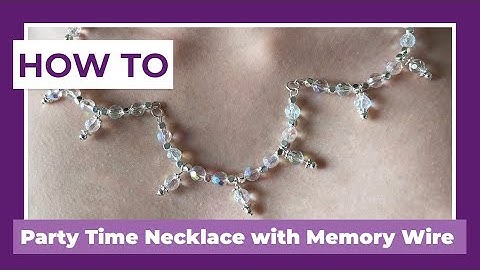 The Perfect Party Necklace Using Memory Wire
