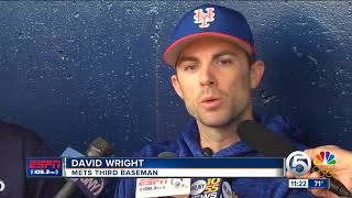 David Wright talks about his future with the Mets