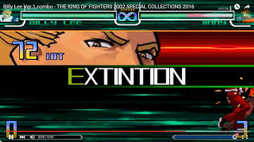 Billy Lee Ver 1 combo - THE KING OF FIGHTERS 2002 SPECIAL COLLECTIONS 2016
