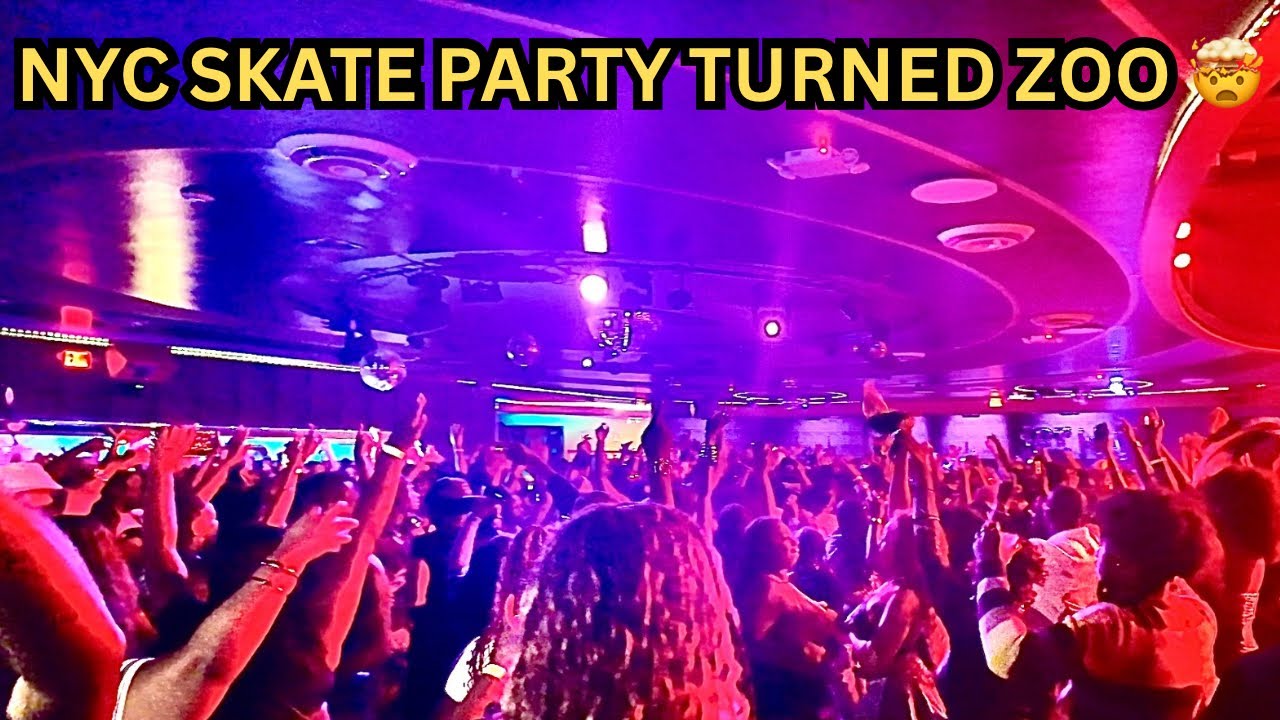 Skate Night Turned Soca Party 🎉 NYC Was a Movieee!