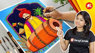 Lohri drawing | Lohri drawing easy | Lohri drawing with Poster Colour | Happy  Lohri drawing screenshot 2