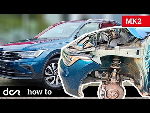 VW Tiguan II - Removing Front Fender (How to remove front fender)
