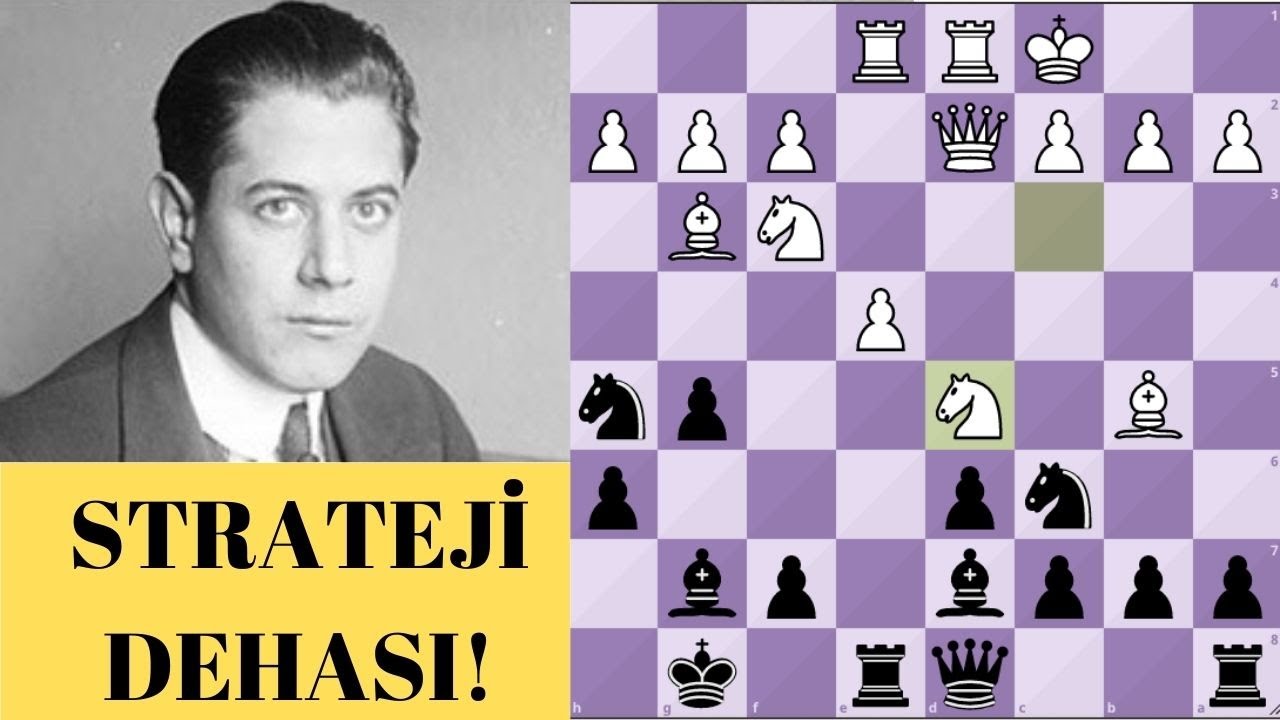 SATRANÇTA STRATEJİ BUDUR! (MORRISON - CAPABLANCA)