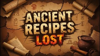 The lost recipes of ancient times