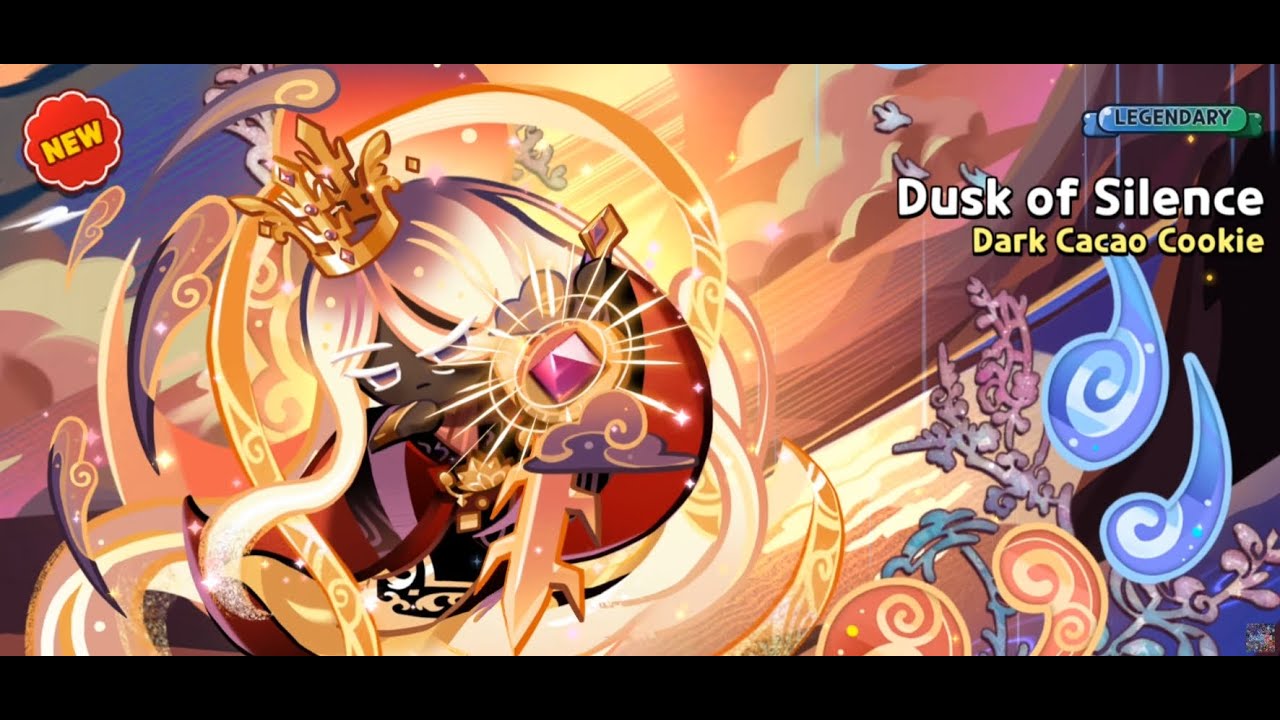 Legendary Costume Gacha: Dark Cacao Cookie (Dusk of Silence) - Cookie