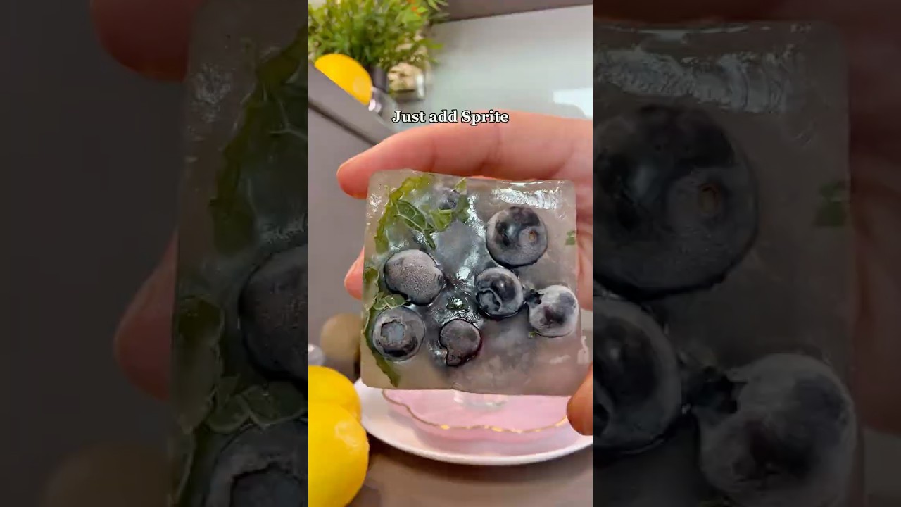 One Ice Cube = Instant Refreshment 🍋🧊 | 