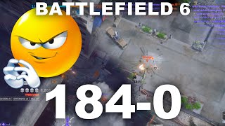 INSANE 184 Killstreak in 14 Minutes (spawncamping 24/7) Attack Heli BATTLEFIELD 6