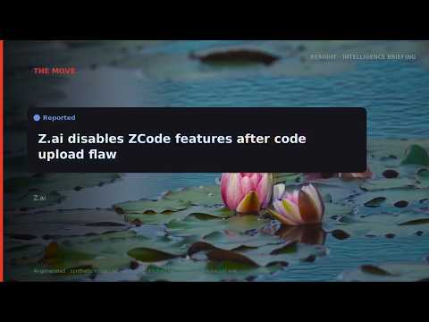 RERIGHT · Z.ai disables coding assistant feature after flaw exposed en