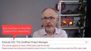 Reporting PDUs? Omit Numbers in the Title
