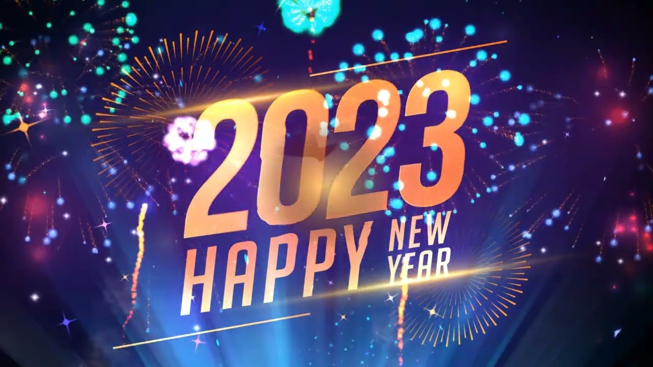 🎉Wishing You and Family A Very Happy New Year 2023!🥂🍾 | New Year GIF ❤️| E-Card ❤️