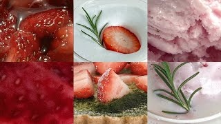 6 วิธีกินสตรอว์เบอร์รีสดๆ อร่อยๆ Strawberry Series 🍓 (ไอศกรีม, น้ำเชื่อม, ไอศกรีมนม, นม, เอด, ทาร์ต)