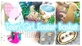 TEEN Girl Easter Basket 2019 | What&#39;s in my kids Easter Basket | Start to Finish Tutorial