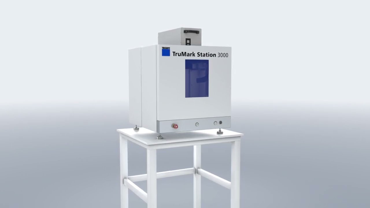 TRUMPF laser marking: TruMark Station 3000 - Easy and user friendly