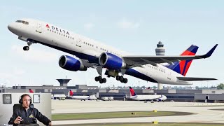 Airlines Do NOT Fly the 757 Here! Atlanta to Key West with ATC (Turtle Beach VelocityOne)