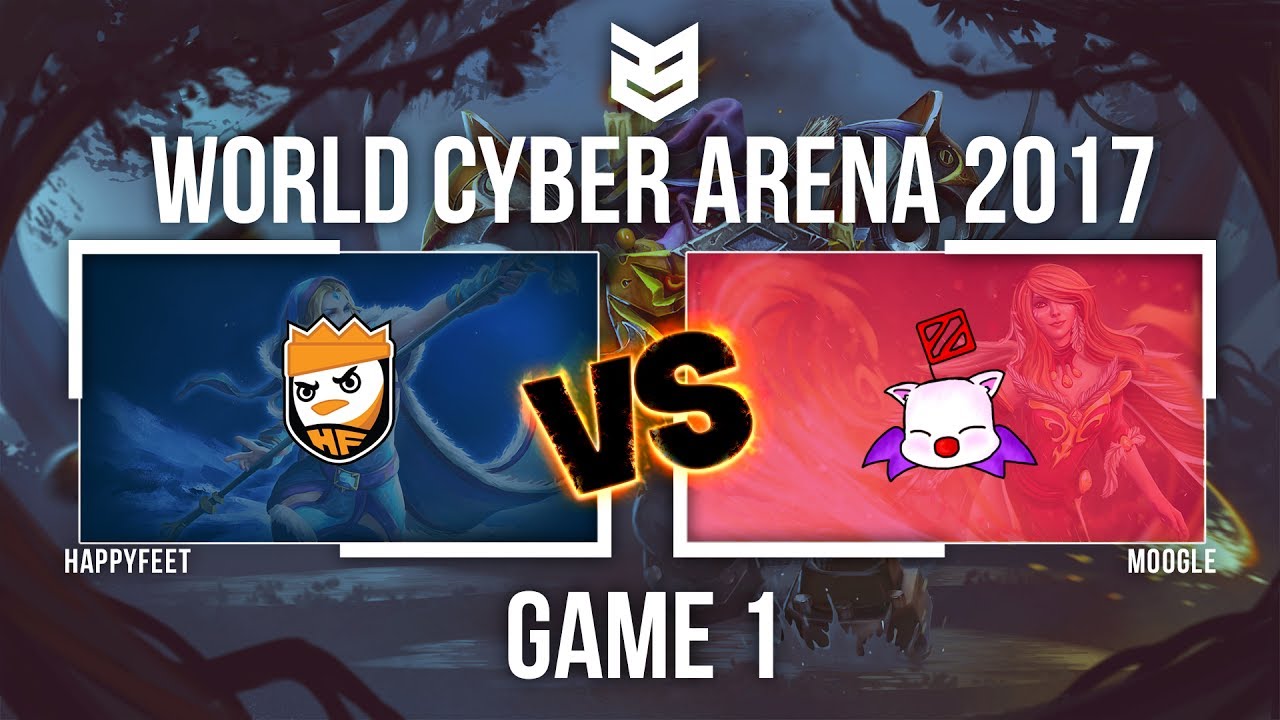 WCA 2017 | Group Stage | Moogle vs HappyFeet | Game 1 | Caster: DK