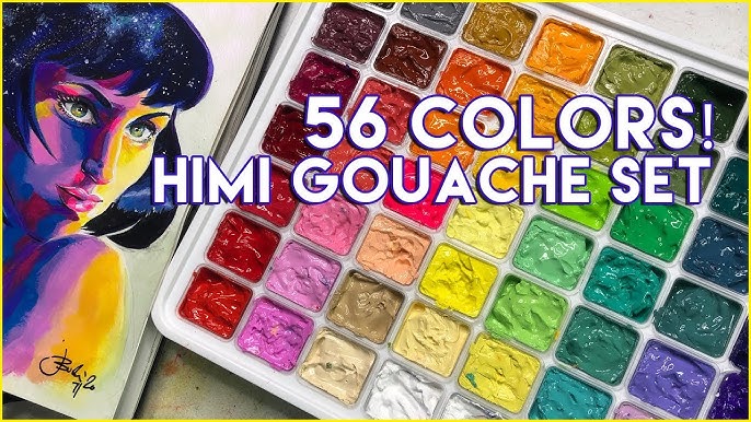 MIYA HIMI Gouache Paint Set of 56