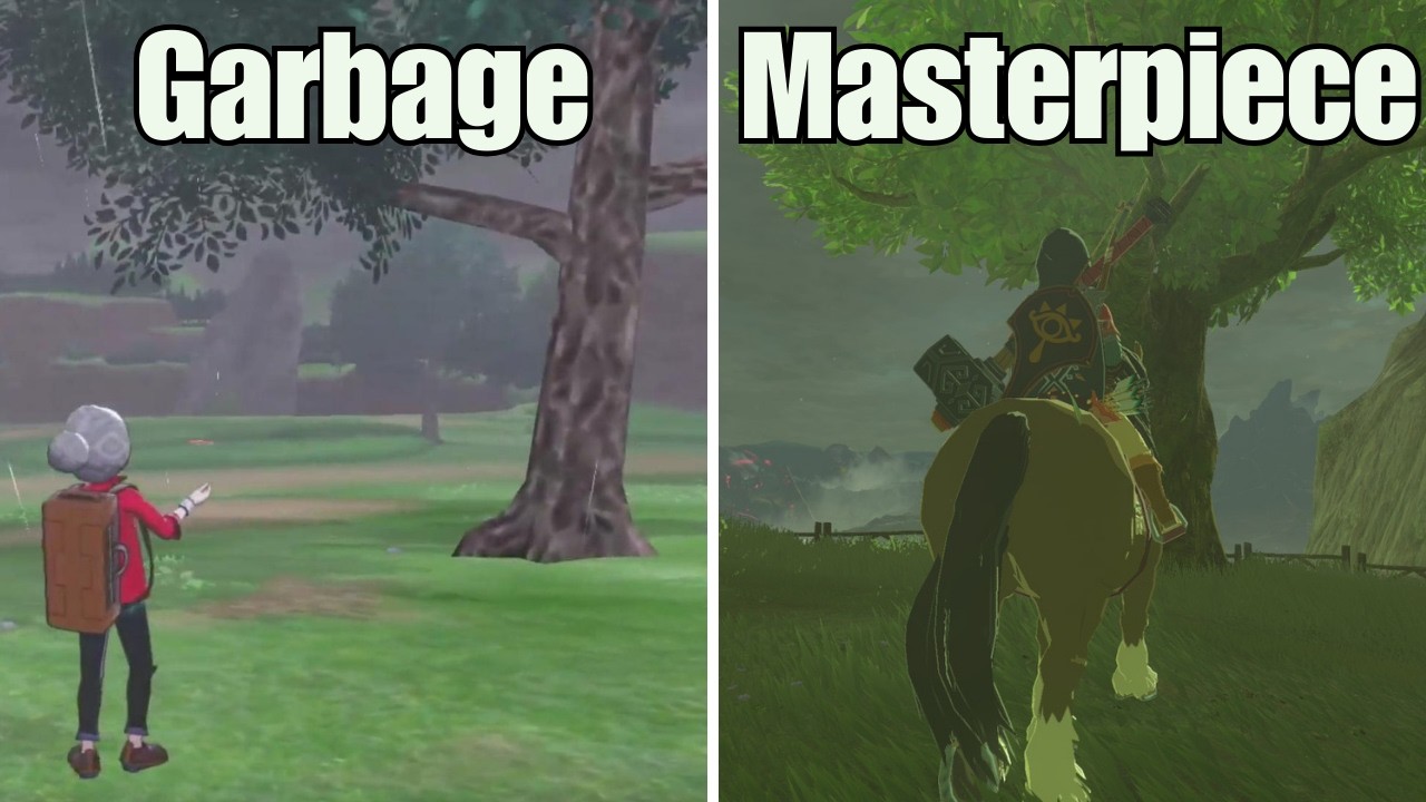 Фанат Pokemon впервые играет в Zelda