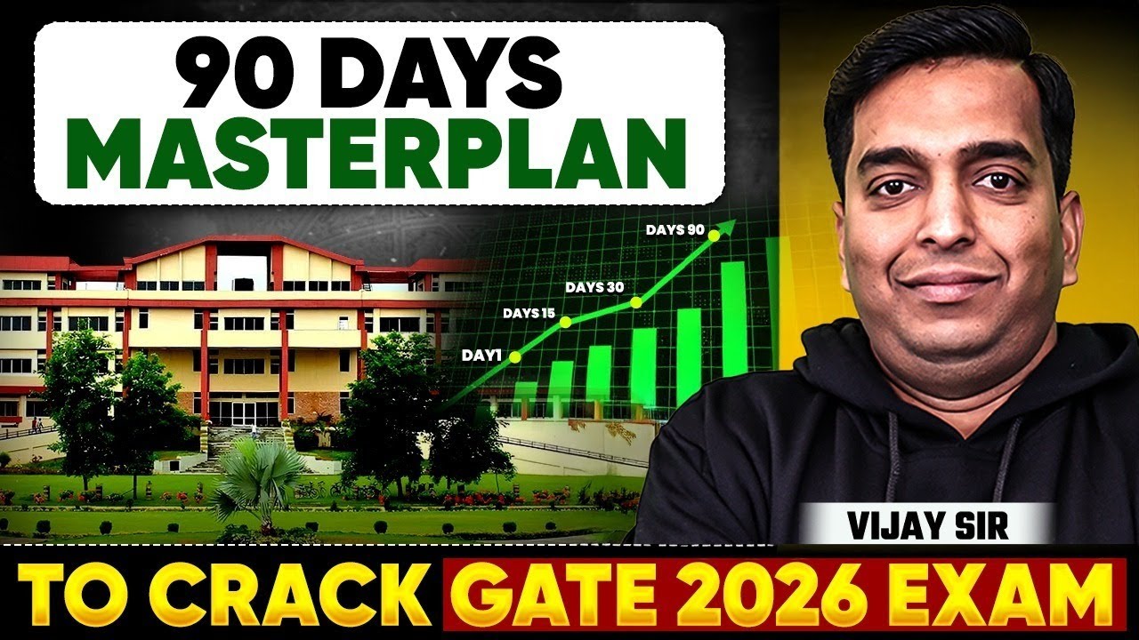 GATE 2026 Last 90 Days Preparation Strategy | GATE 2026 Roadmap - YouTube