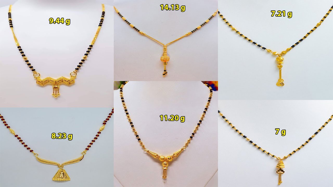 Daily Wear Gold Mangalsutra Designs Below 10 Grams || Shridhi Vlog ...