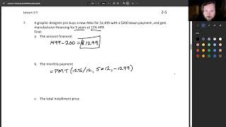 MATH123 Lesson 2-5 Notes