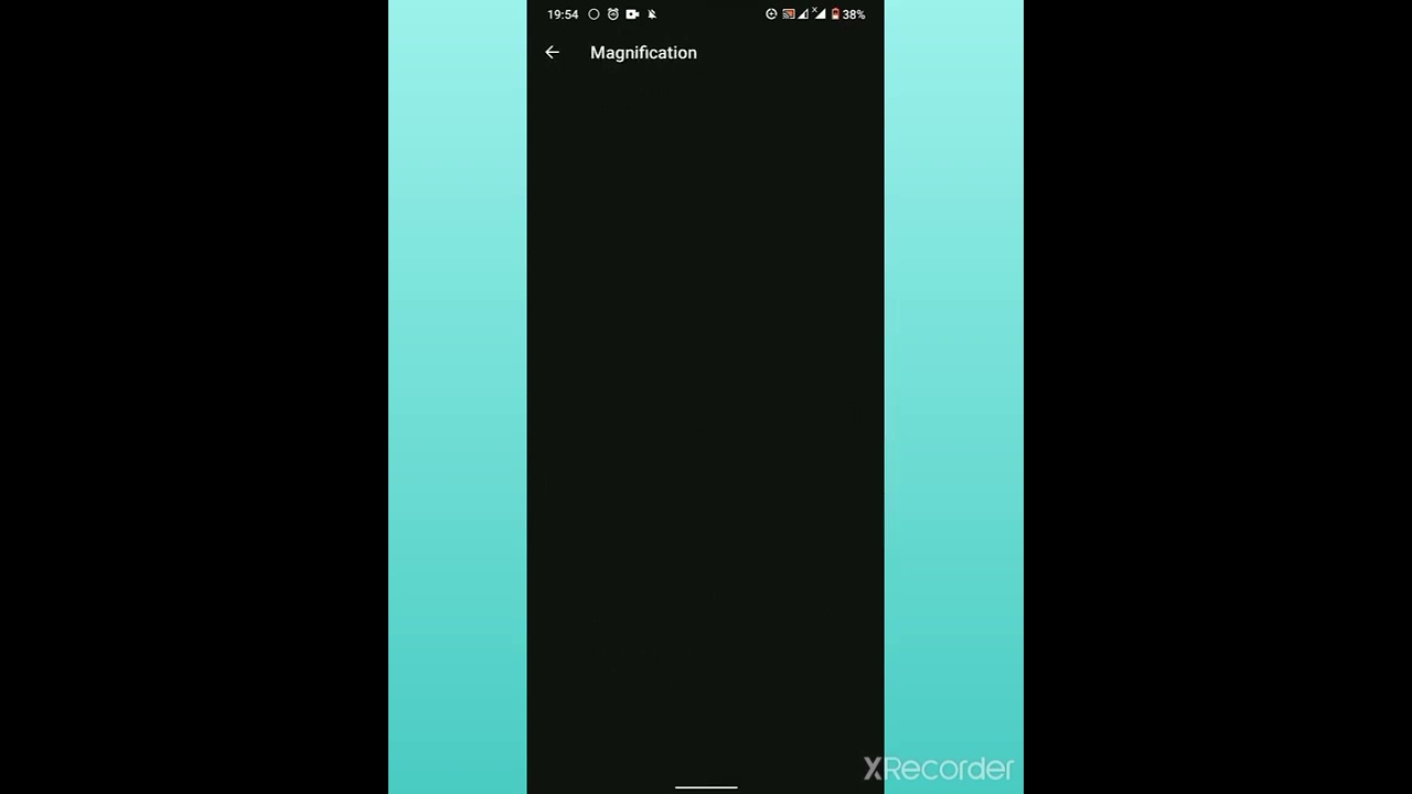 Magnification settings 👍