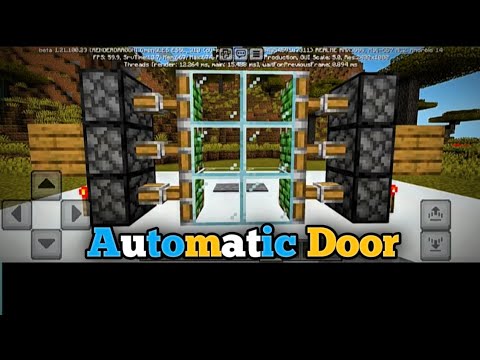Minecraft automatic door 🔥 (very easy build) - YouTube