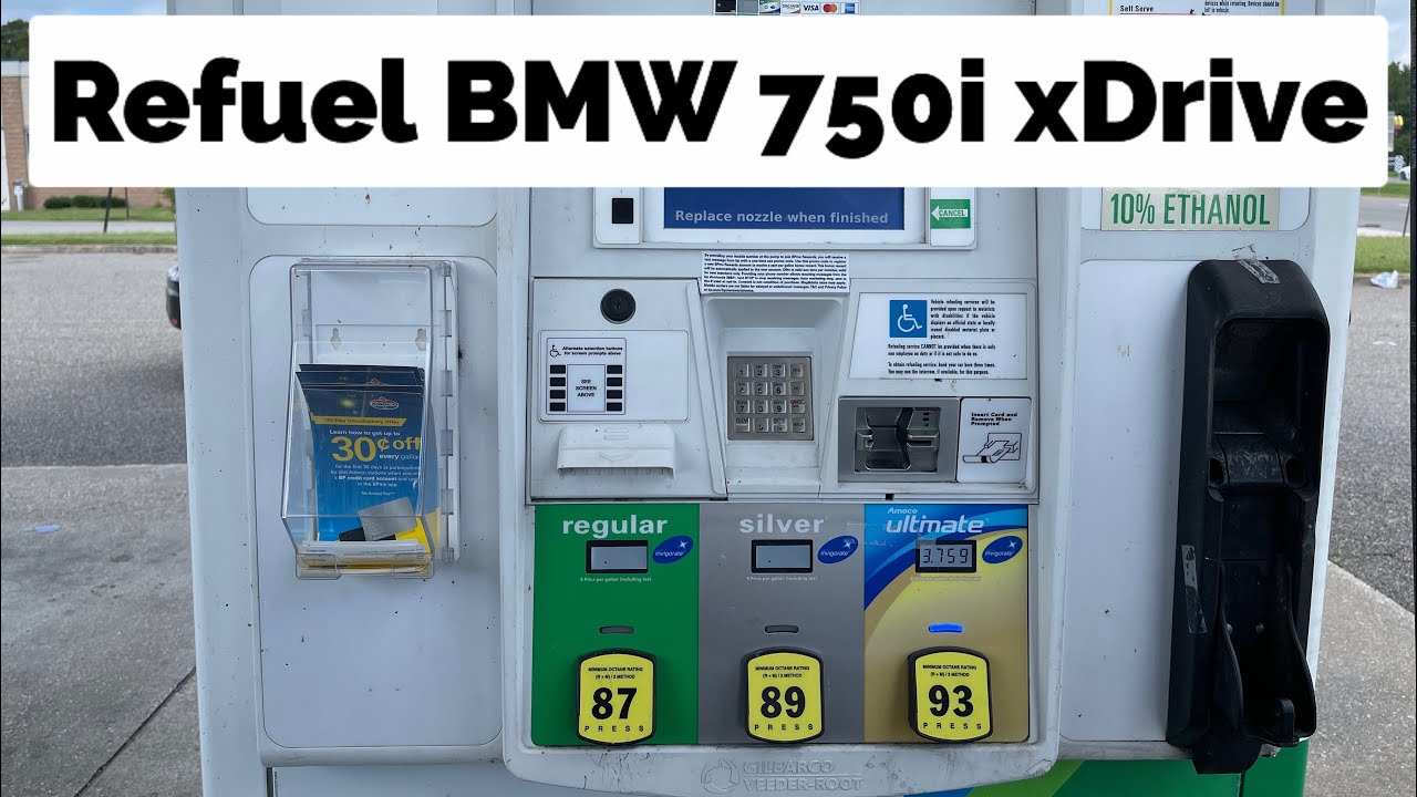 Refuel BMW 750i xDrive at My Favorite BP Gas Station - YouTube