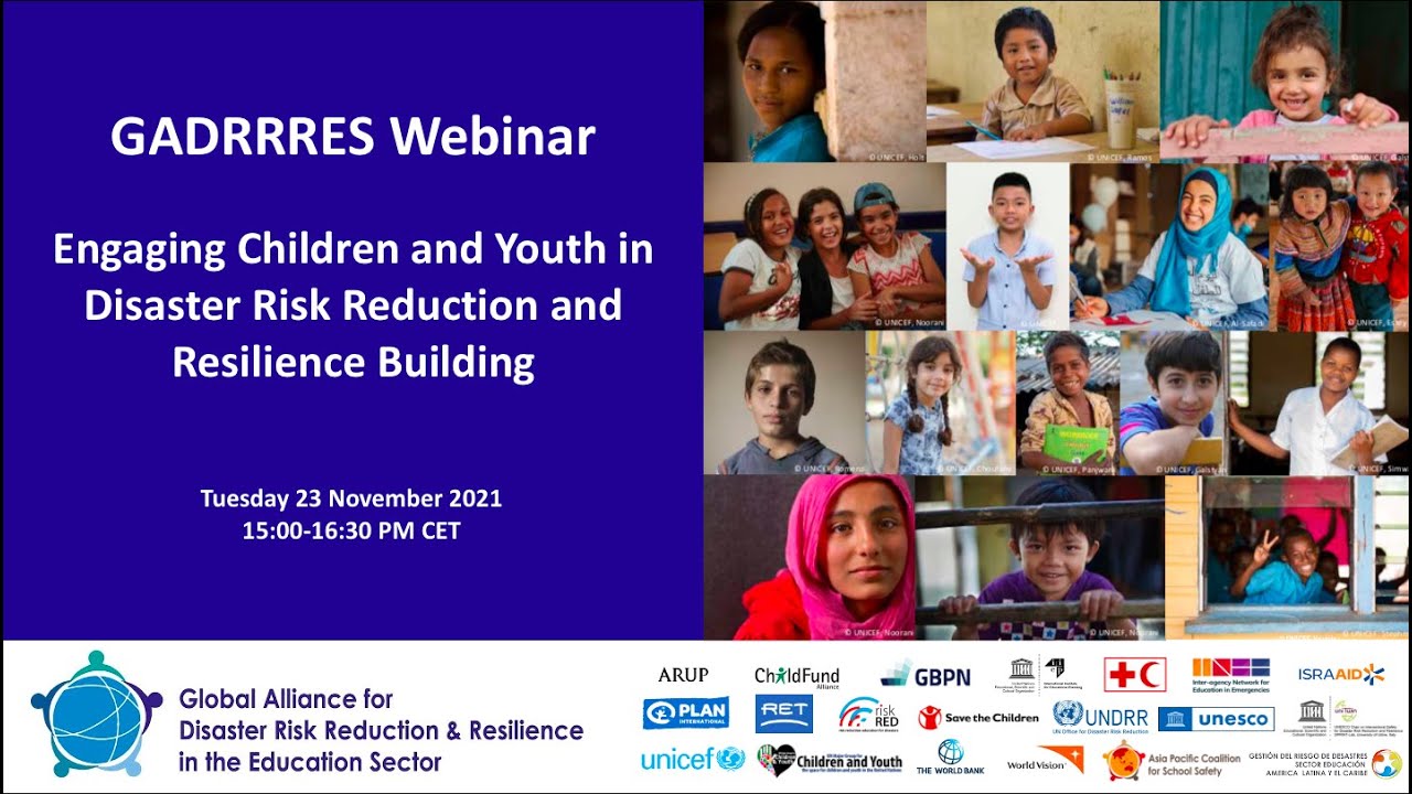 Engaging Children and Youth in Disaster Risk Reduction and Resilience Building