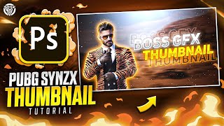 How To Make PUBG Thumbnail Like SynzX | Photoshop Tutorial | Urdu/Hindi | BOSS GFX screenshot 5