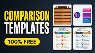 How to Create Comparison Infographics | Free Comparison Templates
