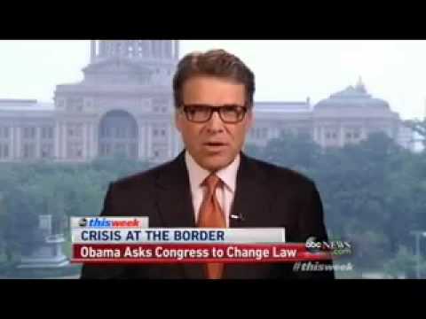 Texas Gov. Perry On Lack Of Border Security:  "Either Inept Or Don't Care" --Is there another explanation?