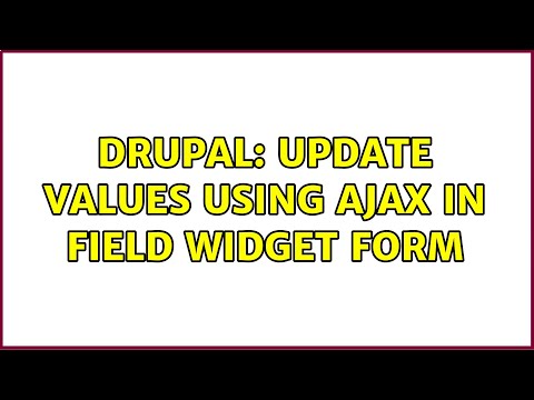 Drupal: Update values