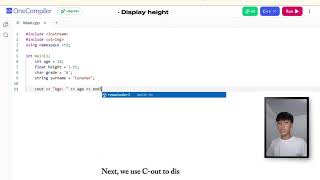 Jeric & Azhen BSIT 1B - In this video, we will learn about variables and data types in C++. 