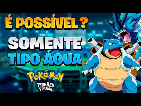 Dá pra ZERAR Pokémon Fire Red com Pokémons de Gelo? #monotypegelo