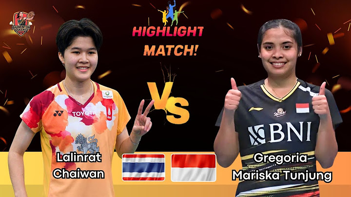 Tunggal Putri | Lalinrat Chaiwan (THA) vs. Gregoria Mariska Tunjung (INA) | Sorotan Badminton 2025