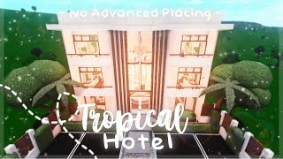 Roblox Bloxburg - No Advanced Placing Tropical Hotel - Minami Oroi