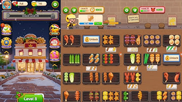 Grill Sort 🍢 - Part 2 Gameplay Food Sort Games