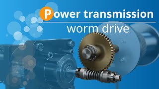 How does a worm drive work? | statically and dynamically self-locking (self-braking) explained