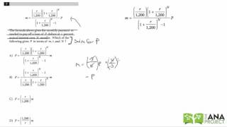 SAT Practice Test 1: Section 3, Question #7