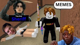 ROBLOX Murder Mystery 2 Funny Moments (COMPILATION)