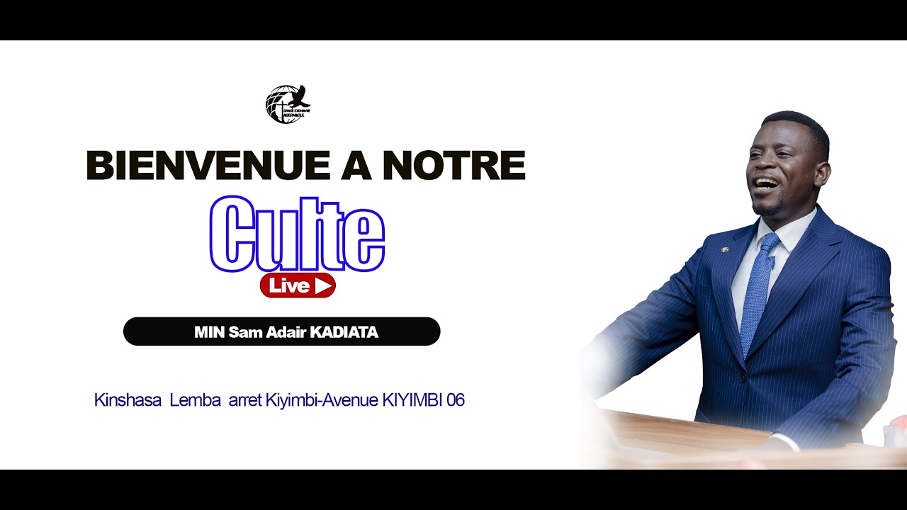 Culte de mercredi 04.03. 2026// CE QU'IL FAUT POUR EXERCER MARC 11// MIN SAM ADAIR