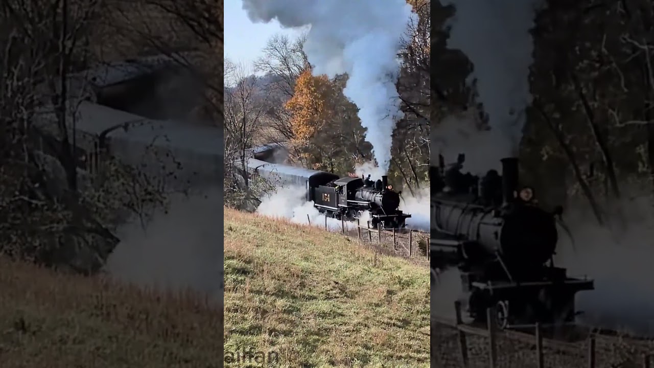Southern Railway 154 working upgrade outside of Knoxville