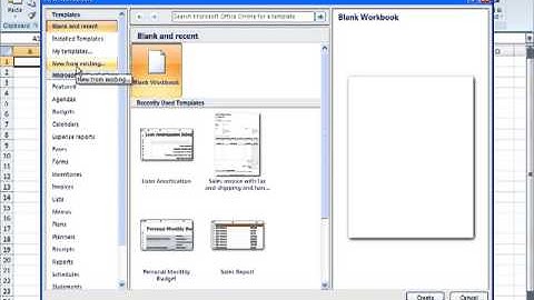 Excel How-To: Creating an Excel Workbook