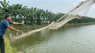 Amazing Net Fishing In River Net Fishings(Part - 40) Resimi