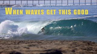 A RARE Incredible day of surf