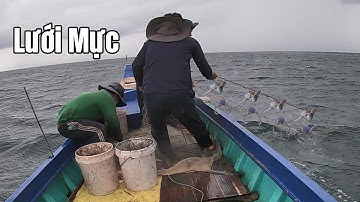 Lưới Mực - Kéo Lưới Dính Toàn Con Này, Hết Biết Đường Tính | Câu Mực Biển Tây #182